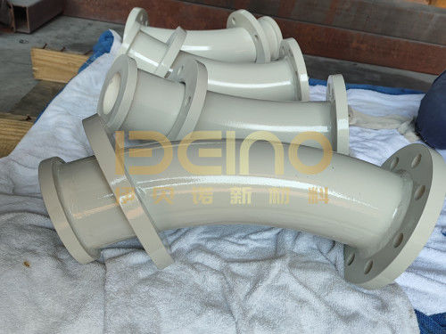 Tubo de cerâmica resistente ao desgaste de grande diâmetro