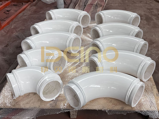 Tubos de bomba de alumínio de alto desempenho revestidos de cerâmica para Zoomlion SANY Caminhões de bomba de concreto Exportação global Máquinas de engenharia Peças sobressalentes