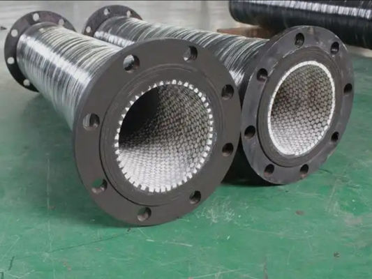 Tubos de borracha revestidos de cerâmica flexíveis Tubos de borracha revestidos de cerâmica resistência ao desgaste superior e flexibilidade para o transporte de partículas e meios corrosivos