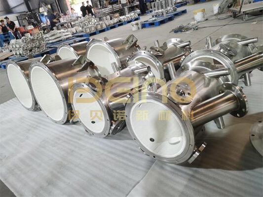 Tubo revestido de cerâmica de alumina para sistemas de transporte pneumático | Elacera