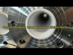 Tubo revestido de mangas de cerâmica ISO Tee Corundum Cerâmica usada na metalurgia Tubo revestido de cerâmica Tee