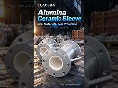 Tubo revestido de manga cerâmica de aço inoxidável para transporte de pó de bateria de lítio